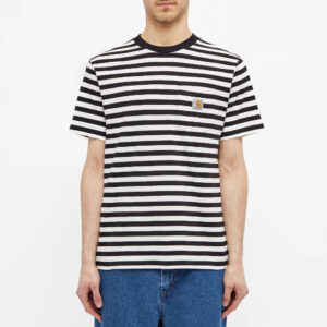 CARHARTT SCOTTY POCKET TEE BLACK/WHITE