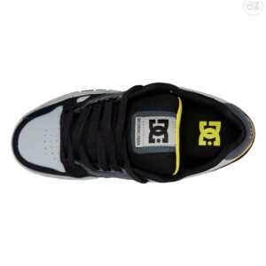 DC SHOES STAG GREY/BLACK/YELLOW