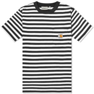 CARHARTT SCOTTY POCKET TEE BLACK/WHITE