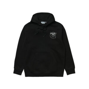 CARHARTT SMILEY HOODIE BLACK