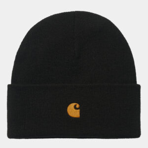 CARHARTT CHASE BEANIE BLACK/GOLD