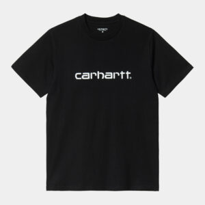 CARHARTT SCRIPT TEE BLACK/WHITE