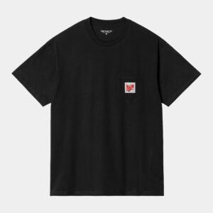 CARHARTT STRETCH POCKET TEE BLACK