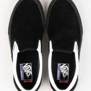 VANS SKATE SLIP-ON BLACK/BLACK/WHITE